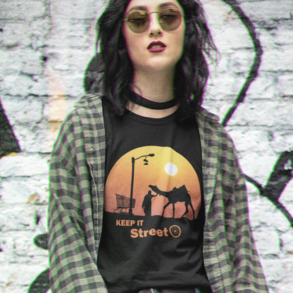 Where ever you are in the World, may the Street be with you. Made from 100% organic ring-spun cotton, this unisex t-shirt is a total must-have. It's high-quality, super comfy, and best of all—eco-friendly.
