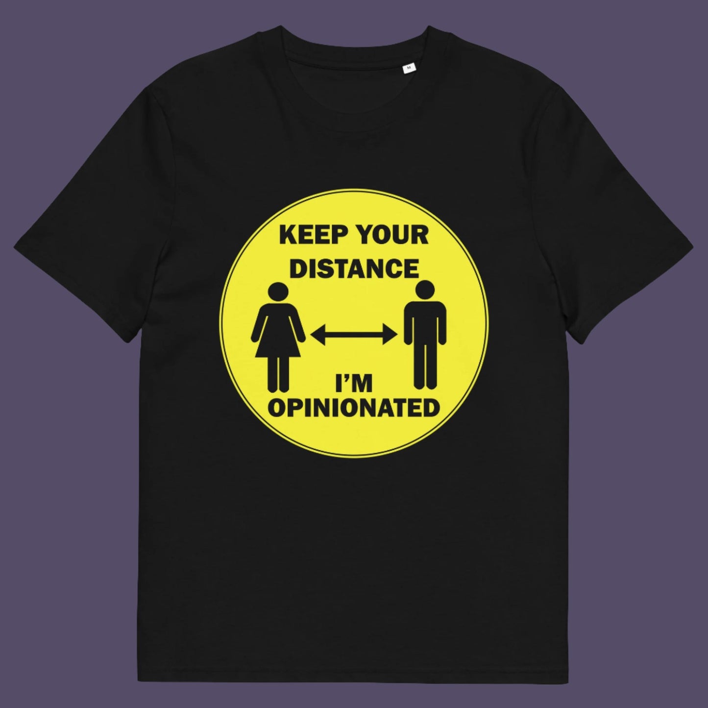 Black t-shirt. This opinionated t shirt design is a warning to people who speak before they think. It's best to warn them before they try to treat you like a clone. Made from 100% organic ring-spun cotton, this urban art t shirt is unisex, high-quality, super comfy, and best of all, eco-friendly.