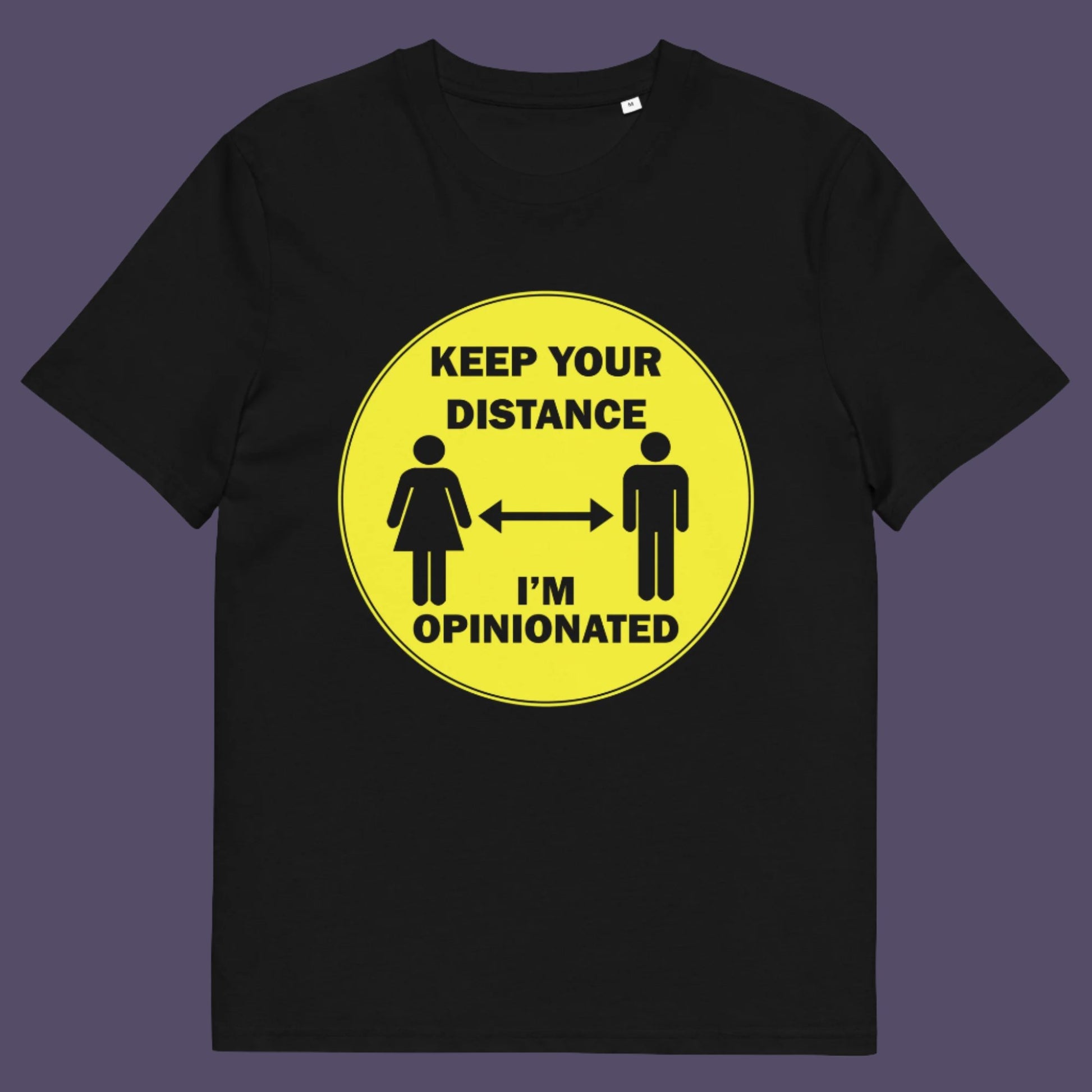 Black t-shirt. This opinionated t shirt design is a warning to people who speak before they think. It's best to warn them before they try to treat you like a clone. Made from 100% organic ring-spun cotton, this urban art t shirt is unisex, high-quality, super comfy, and best of all, eco-friendly.