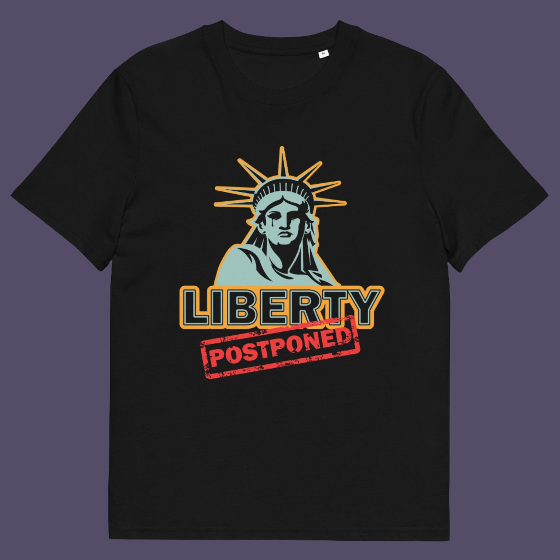 Black t-shirt. A civil rights t shirt design based on the ever increasing paranoia and national security that continually supresses peoples civil liberties. Made from 100% organic ring-spun cotton, this human rights t shirt is unisex, high-quality, super comfy, and best of all, eco-friendly.