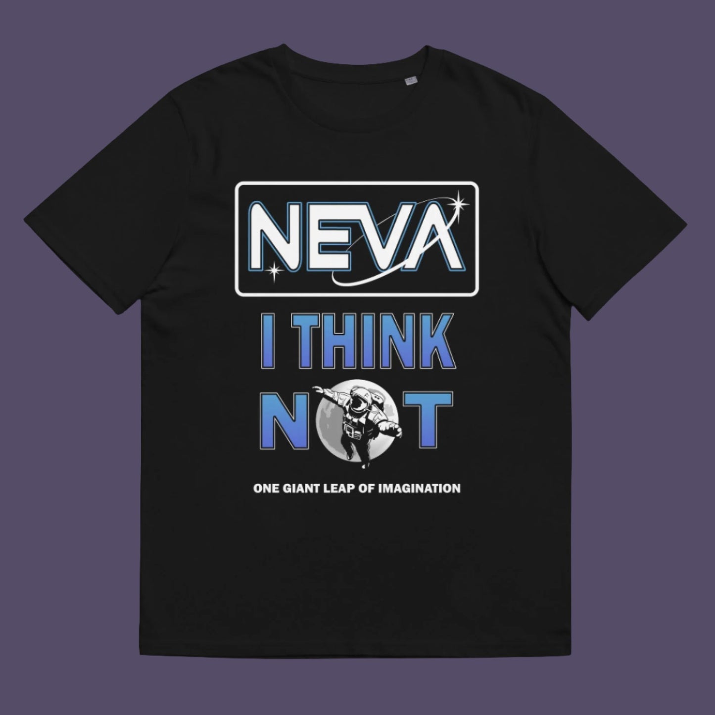 Black t-shirt. A conspiracy theory t-shirt design for all you die hard moon landing sceptics out there. Made from 100% organic ring-spun cotton, this witty conspiracy theory t-shirt is unisex, high-quality, super comfy, and best of all, eco-friendly.