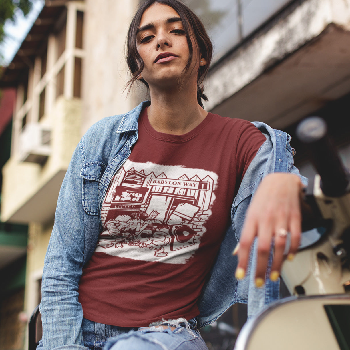 It's amazing what people throw out these days. It truly is Babylon Way. Made from 100% organic ring-spun cotton, this unisex t-shirt is a total must-have. It's high-quality, super comfy, and best of all—eco-friendly.