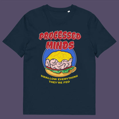 French nay t-shirt. This counterculture design represents the amount of influence and mental manipulation in circulation these days. Resist the brainwashing and bring back wild and organic independent thinking. Made from 100% organic ring-spun cotton, this social awareness t-shirt is unisex, high-quality, super comfy, and best of all, eco-friendly.