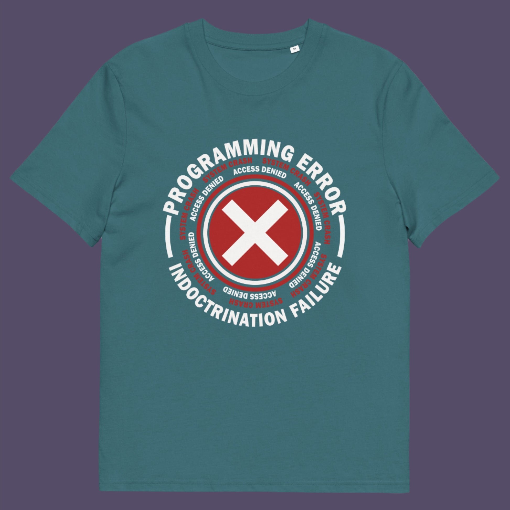 Stargazer t-shirt. A true conspiracy theory t-shirt. If you don't think from the same hive mind as those around you and you missed out on some media brainwashing you'll love this sarcastic and satirical view of indoctrination and human programming. Made from 100% organic ring-spun cotton, this satirical conspiracy theory t-shirt is unisex, high-quality, super comfy, and best of all, eco-friendly.