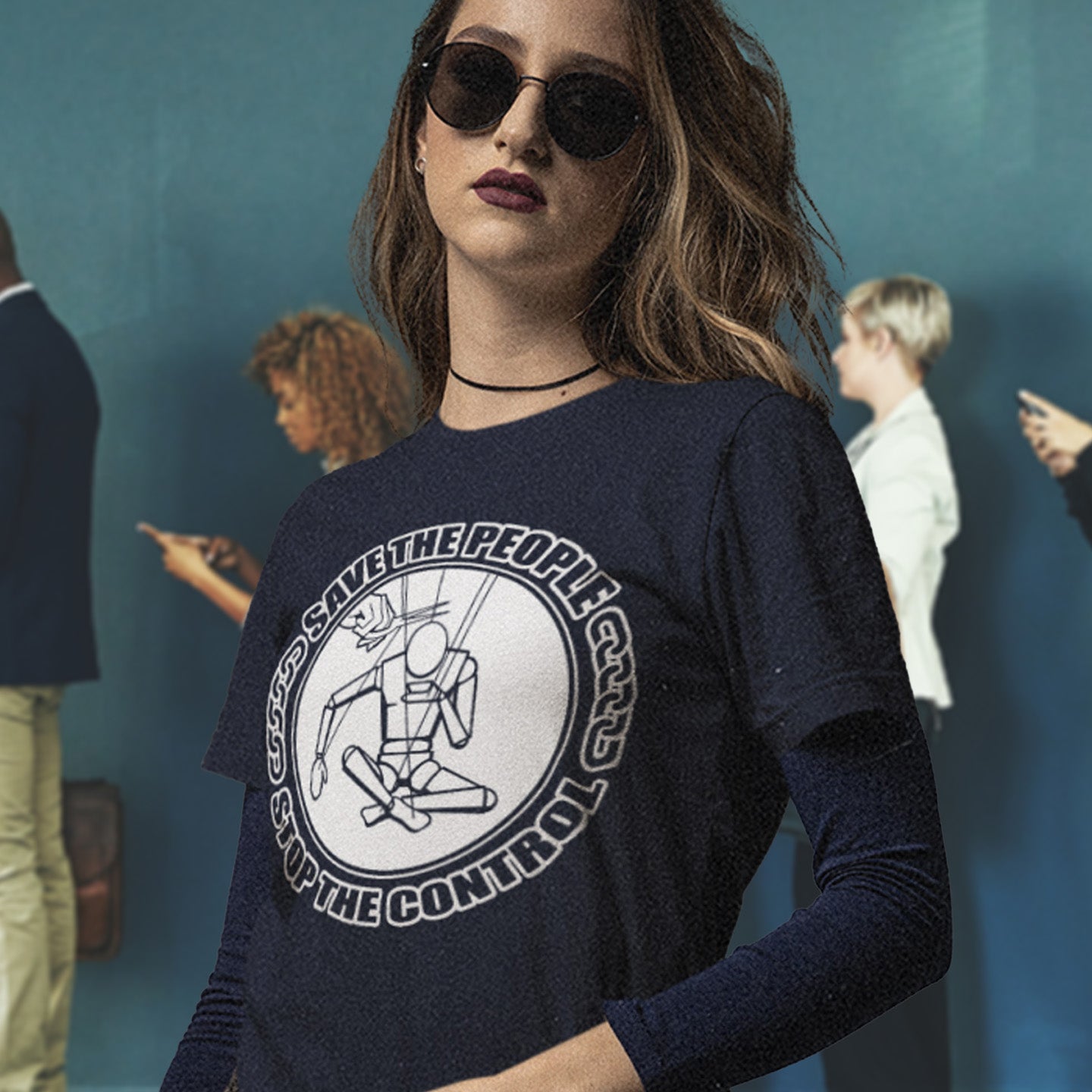 A design to represent the need to primarily save the human race and stop the extinction of independent thought before we can save the planet, Whale, Panda etc ...Made from 100% organic ring-spun cotton, this unisex t-shirt is a total must-have. It's high-quality, super comfy, and best of all—eco-friendly.