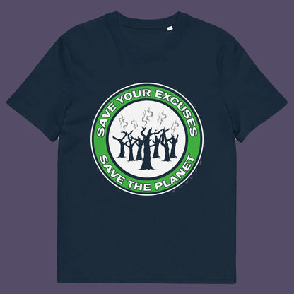 French nay t-shirt. A 'save the planet' t-shirt that promotes social awareness of environmental issues. It's time to stop making poor excuses for why our governments haven't got around to saving our planet yet. This unique environmental t-shirt is ideal for protest rallies and demonstrations about climate concern. Made from 100% organic ring-spun cotton, this environmental awareness t-shirt is unisex, high-quality, super comfy, and best of all, eco-friendly.