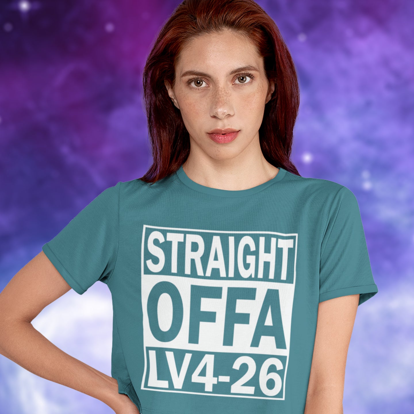 Straight Offa LV4-26, unisex,  eco-friendly, alien the movie  t-shirt