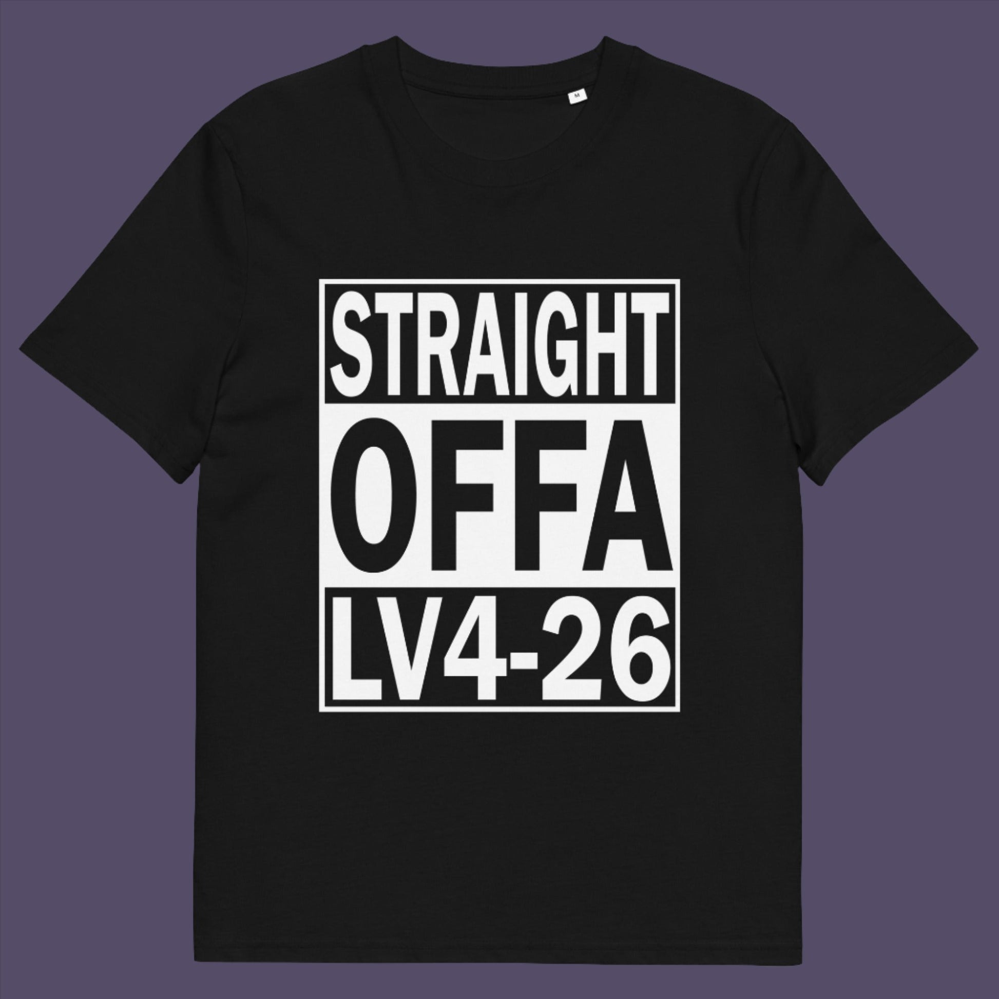 Black t-shirt. This funny alien t shirt is subtle and loud at the same time. A design for fans of N.W.A and Alien movie lovers. Made from 100% organic ring-spun cotton, this cool sci fi t shirt is unisex, high quality, super comfy, and best of all, eco-friendly.