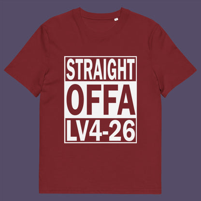 Burgundy t-shirt. This funny alien t shirt is subtle and loud at the same time. A design for fans of N.W.A and Alien movie lovers. Made from 100% organic ring-spun cotton, this cool sci fi t shirt is unisex, high quality, super comfy, and best of all, eco-friendly.