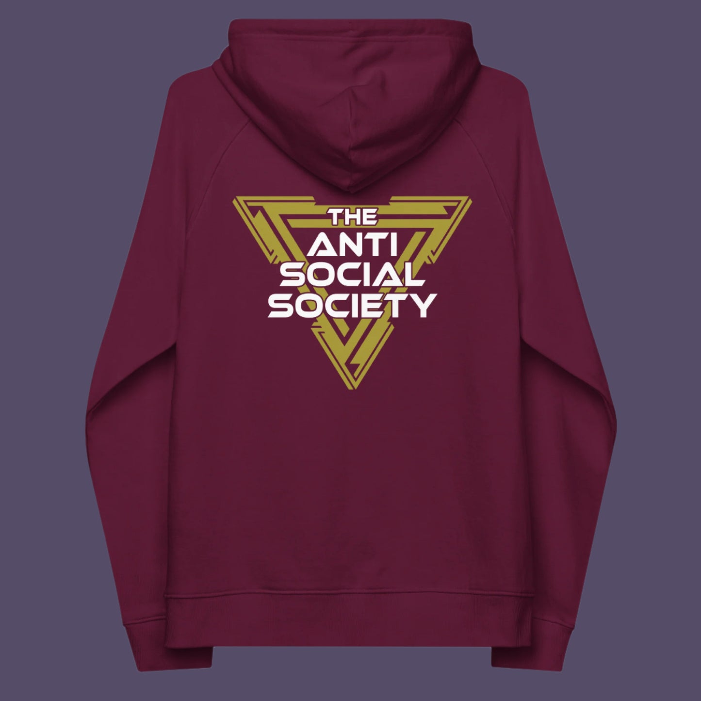 This anti-social clothing design gives you an oxymoron to ponder, the more and more you don't want to be a member, the more you become one. A satirical counterculture dig at modern society. Comfortable and practical. It's extra soft and has a convenient front pouch pocket. Made from organic cotton and recycled polyester, this social awareness hoodie is a great eco-friendly choice.