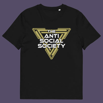 Black t-shirt. This anti-social t-shirt design gives you an oxymoron to ponder, the more and more you don't want to be a member, the more you become one. A satirical counterculture dig at modern society Made from 100% organic ring-spun cotton, this social awareness t-shirt is unisex, high-quality, super comfy, and best of all, eco-friendly.