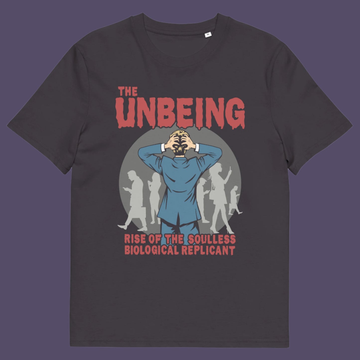 Vintage horror movie style with a modern threat to society. Made from 100% organic ring-spun cotton, this unisex subculture t-shirt is a total must-have. It's high-quality, super comfy, and best of all—eco-friendly.