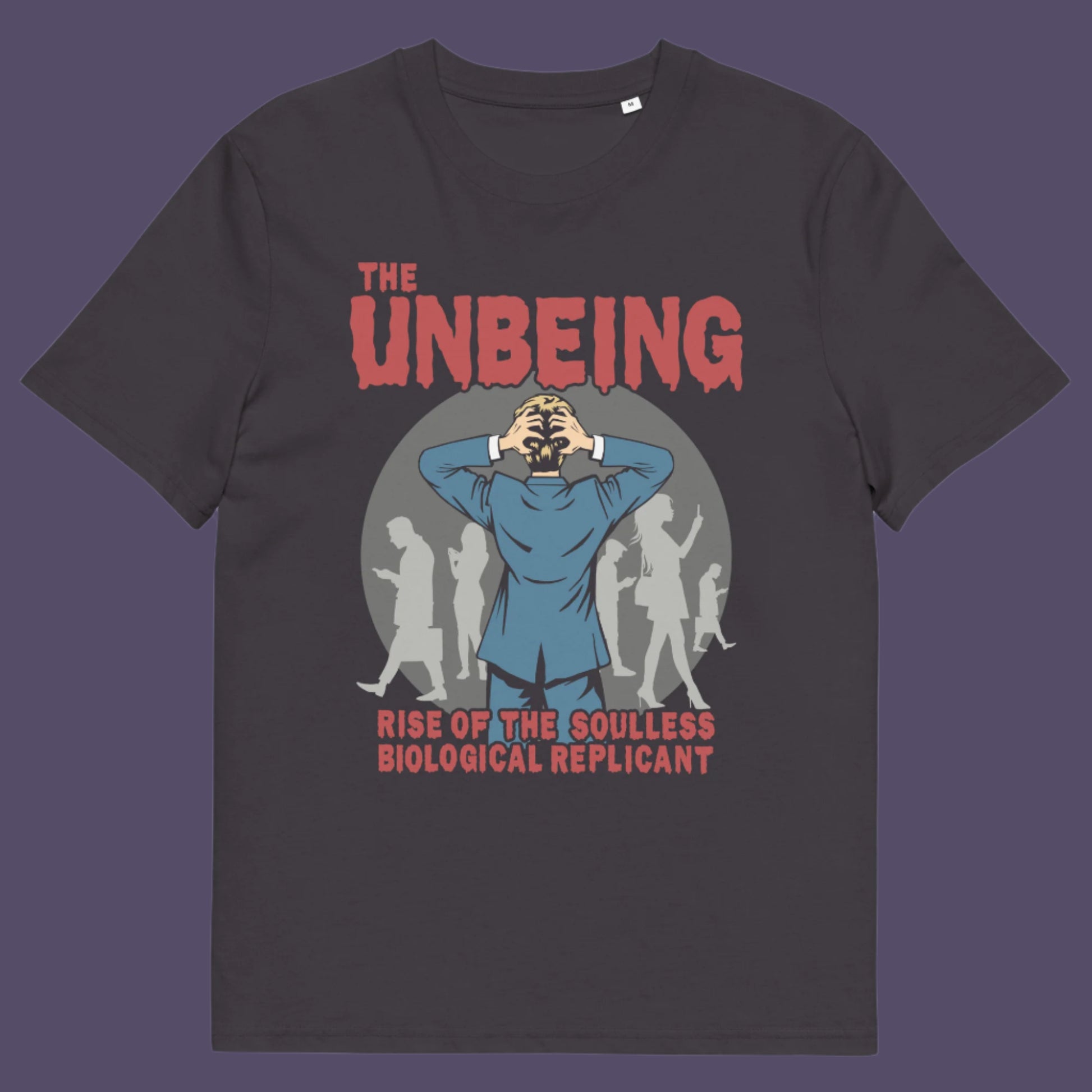 Vintage horror movie style with a modern threat to society. Made from 100% organic ring-spun cotton, this unisex subculture t-shirt is a total must-have. It's high-quality, super comfy, and best of all—eco-friendly.
