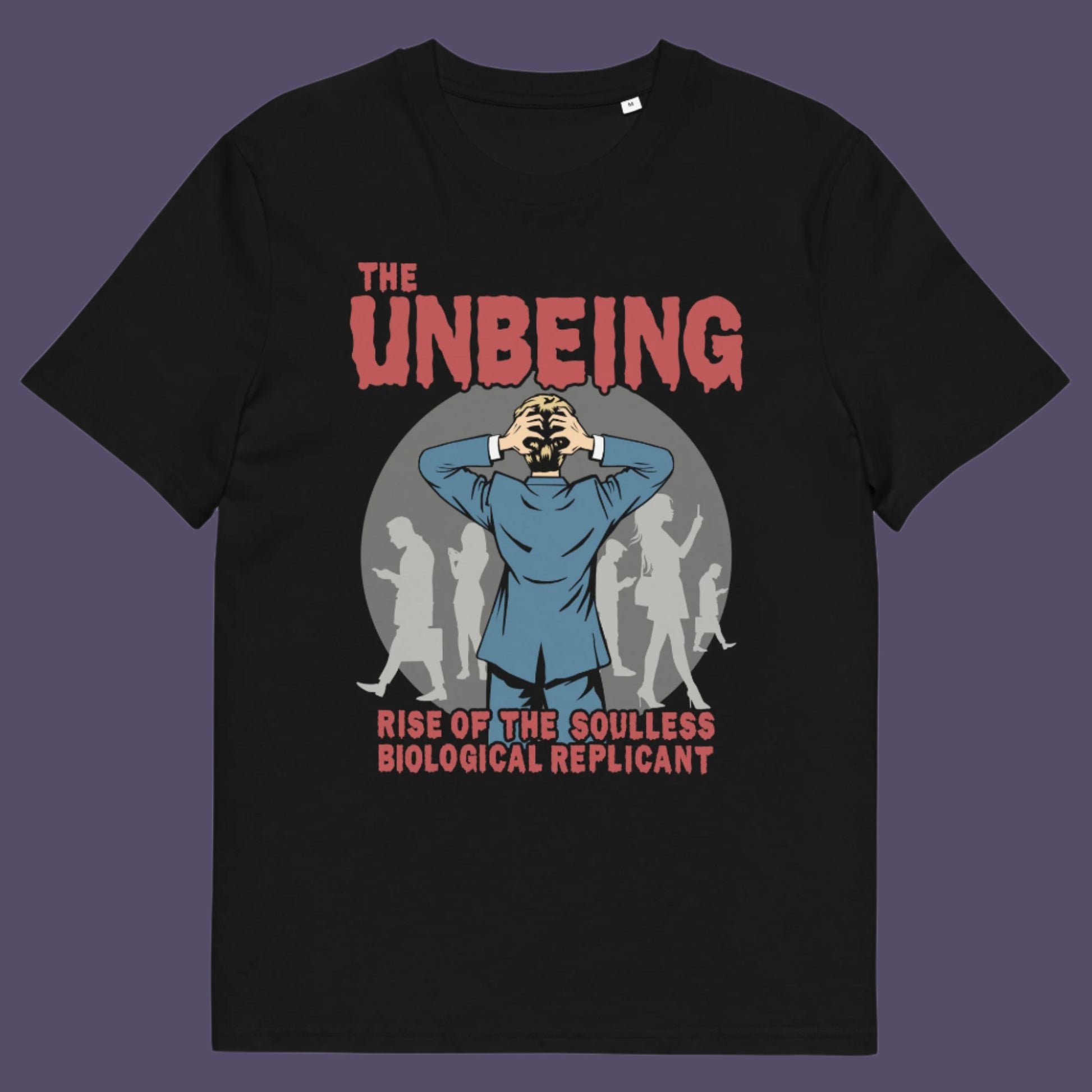 Vintage horror movie style with a modern threat to society. Made from 100% organic ring-spun cotton, this unisex subculture t-shirt is a total must-have. It's high-quality, super comfy, and best of all—eco-friendly.
