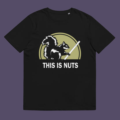 Black t-shirt. A funny anti mobile phone abuse t shirt. Just about everyone is glued to a mobile phone these days. It's crazy. Increase social awareness of over use with this unique design. Made from 100% organic ring-spun cotton, this anti smart phone abuse t-shirt design is unisex, high-quality, super comfy, and best of all, eco-friendly.