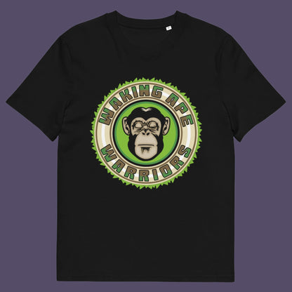 Black t-shirt. The message that comes with this original save the planet t shirt design is one of resistance to concrete jungles, processed food and plastic people. Ideal for anyone with environmental concern or any doubts about an A.I take over. Awaken your inner primate. Made from 100% organic ring-spun cotton, this save the Earth t shirt is unisex, high-quality, super comfy, and best of all, eco-friendly.