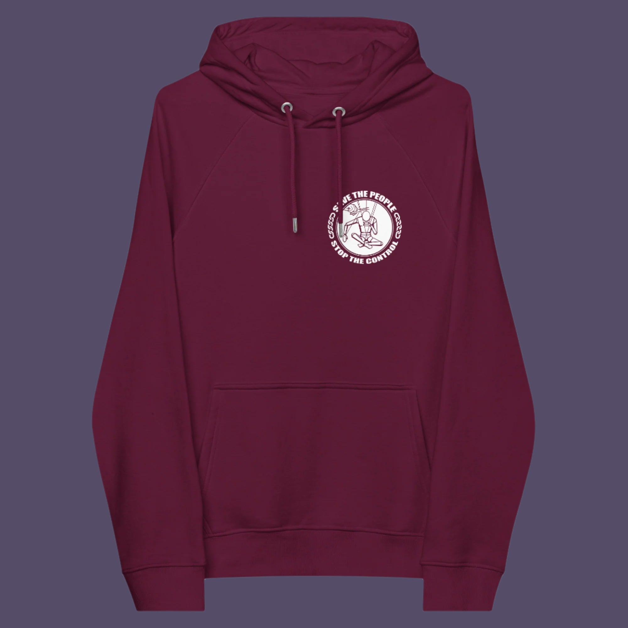 Save the human race and stop the extinction of independent thought. Comfortable and practical. It's extra soft and has a convenient front pouch pocket. Made from organic cotton and recycled polyester, this political hoodie is a great eco-friendly choice.