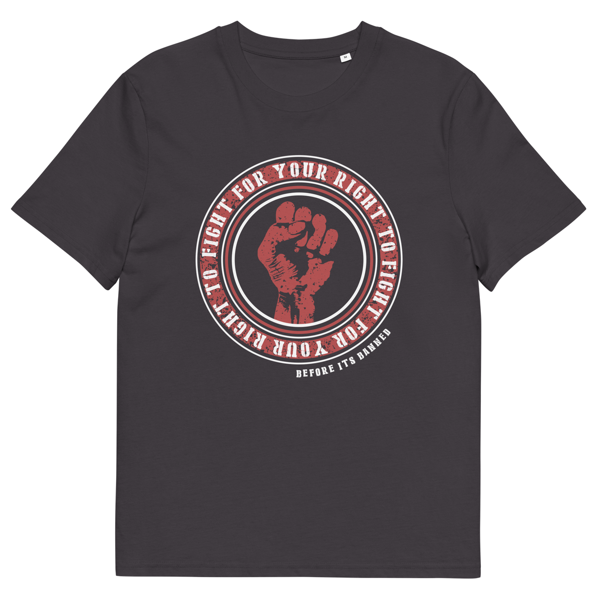 Anthracite t shirt A civil rights t shirt reminding us not to take our freedom for granted. Fight for your right to demonstrate before it's made illegal. Made from 100% organic ring-spun cotton, this anti establishment t shirt is unisex, high-quality, super comfy, and best of all, eco-friendly.