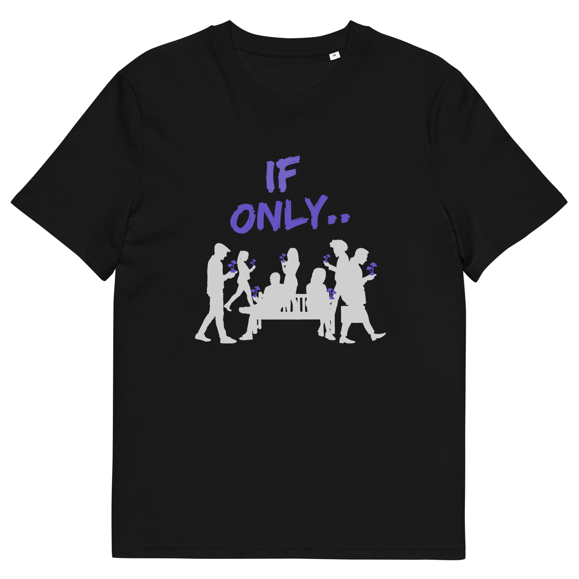 Black t shirt. An anti mobile phone abuse t shirt in a stencil graffiti art design. Wouldn't it be a better world if people had something more mind expanding to be obsessed with other than a mobile phone. Made from 100% organic ring-spun cotton, this anti mobile phone abuse t shirt is unisex, high-quality, super comfy, and best of all, eco-friendly.