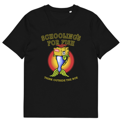 Black t shirt. This alternative education non conformist t shirt design conveys a feeling that we are not quite being taught the full picture by our educational system. Great choice for any disgruntled student. Made from 100% organic ring-spun cotton, this witty counter culture t shirt is unisex, high-quality, super comfy, and best of all, eco-friendly.