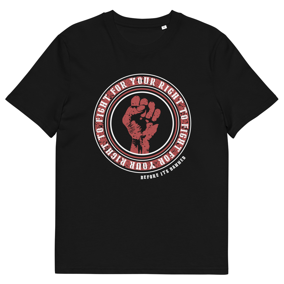 Black t shirt. A civil rights t shirt reminding us not to take our freedom for granted. Fight for your right to demonstrate before it's made illegal. Made from 100% organic ring-spun cotton, this anti establishment t shirt is unisex, high-quality, super comfy, and best of all, eco-friendly.