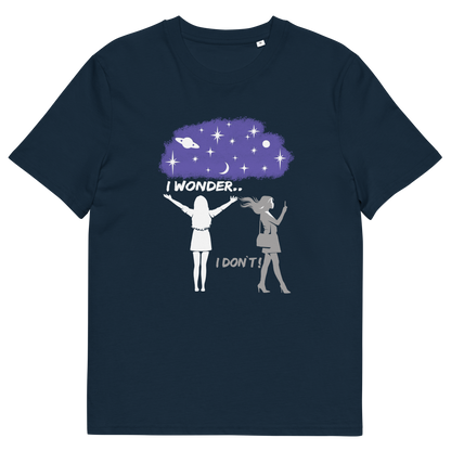 French navy t shirt. This anti mobile phone abuse t shirt light heartedly pokes fun at people who never look up from their phone. If you believe letting a machine do most of your thinking for you will dull your imagination, this satirical design is for you. Made from 100% organic ring-spun cotton, these anti mobile phone abuse t shirts are unisex, high quality, super comfy, and best of all, eco-friendly.