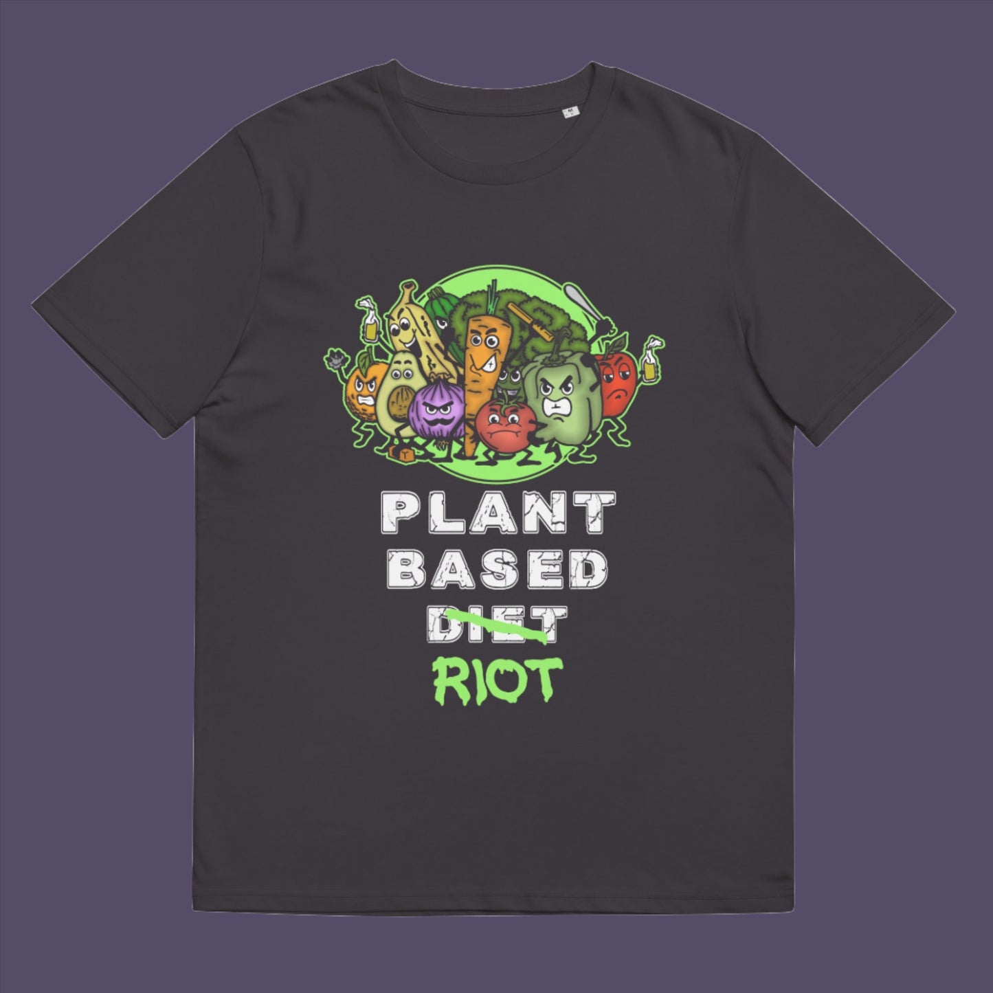 A design to highlight the speed at which people seem to be embracing a plant based diet . Welcome to the revolution ! Made from 100% organic ring-spun cotton, this unisex t-shirt is a total must-have. It's high-quality, super comfy, and best of all—eco-friendly.