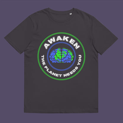 A design to highlight our need to think a way out of a global problem and stop relying on our ignorance to blank it out. Made from 100% organic ring-spun cotton, this unisex t-shirt is a total must-have. It's high-quality, super comfy, and best of all—eco-friendly.