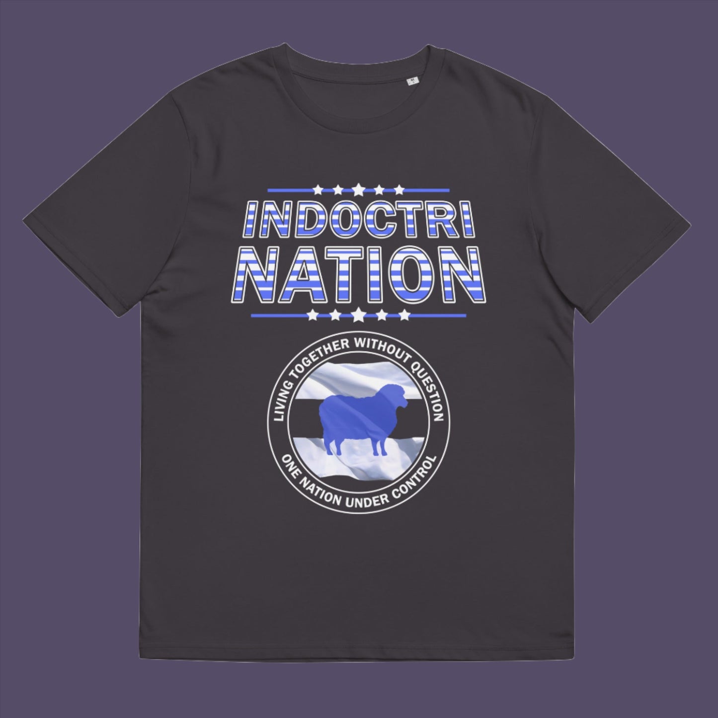 A satirical look at a very dark future for any nation under centralised government rule. Made from 100% organic ring-spun cotton, this unisex t-shirt is a total must-have. It's high-quality, super comfy, and best of all—eco-friendly.