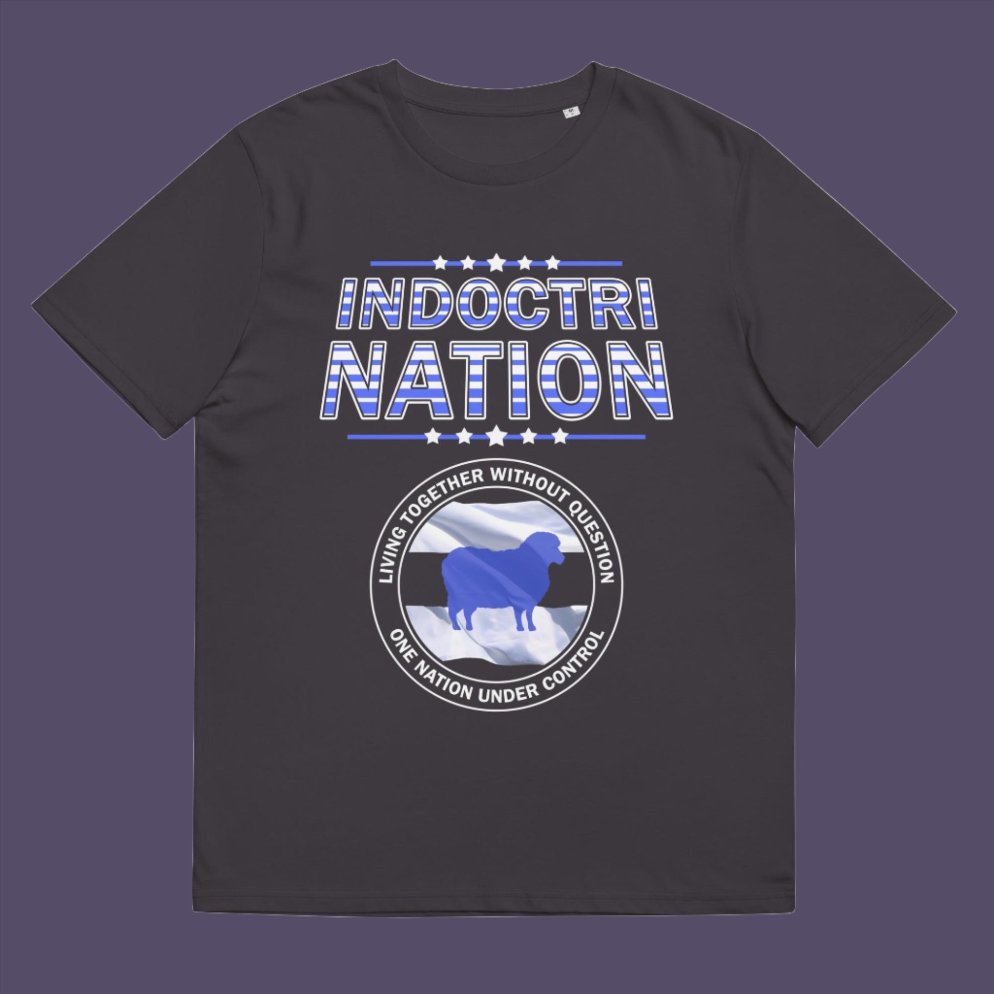 A satirical look at a very dark future for any nation under centralised government rule. Made from 100% organic ring-spun cotton, this unisex t-shirt is a total must-have. It's high-quality, super comfy, and best of all—eco-friendly.