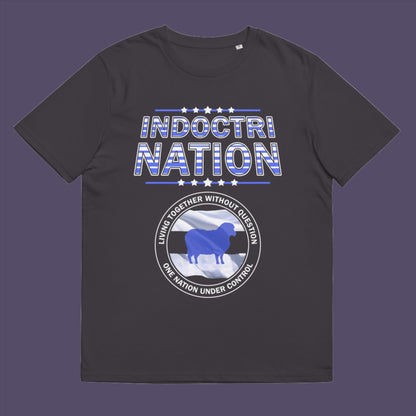 A satirical look at a very dark future for any nation under centralised government rule. Made from 100% organic ring-spun cotton, this unisex t-shirt is a total must-have. It's high-quality, super comfy, and best of all—eco-friendly.