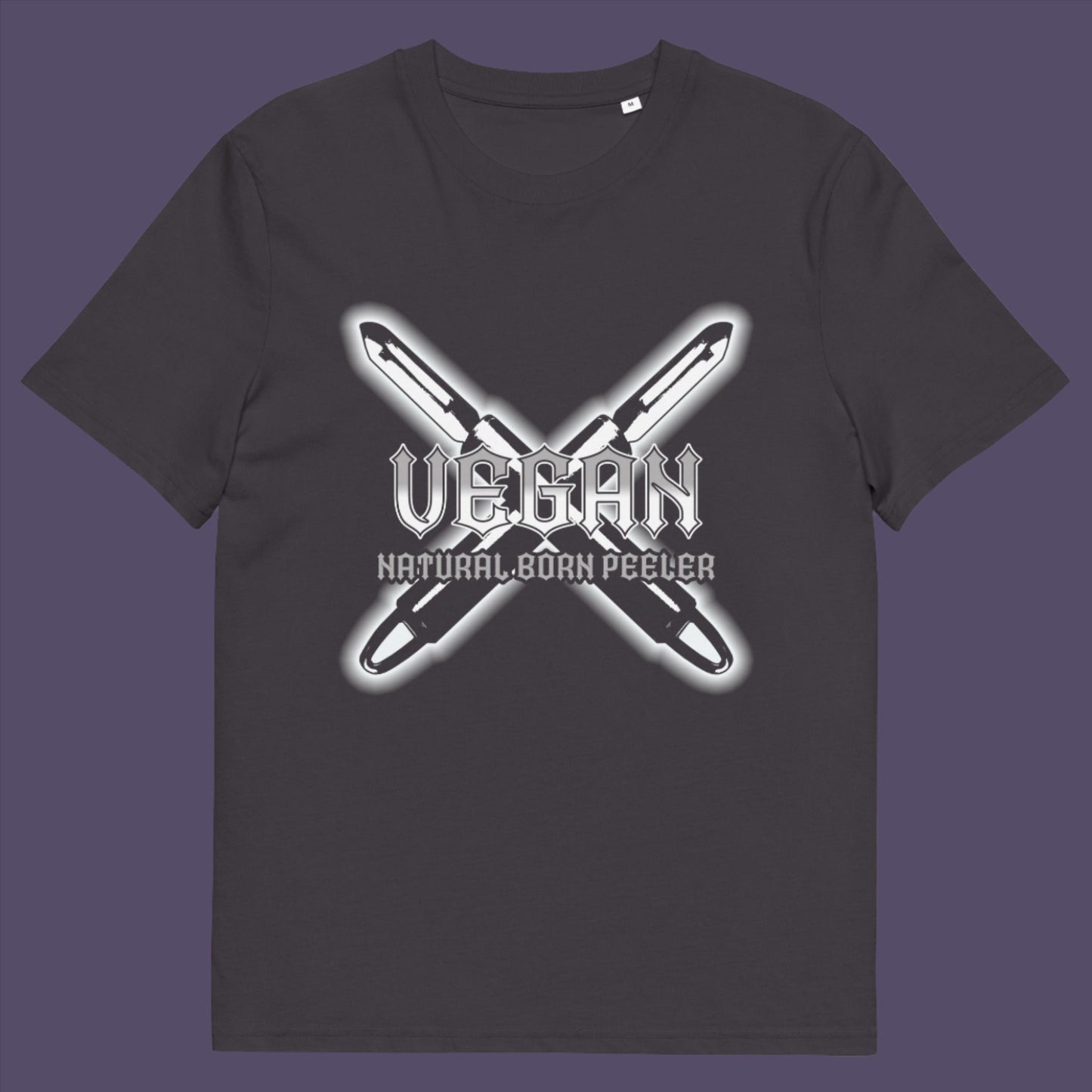 Vegans ! be proud of your skills by wearing this tribute to the number one choice weapon of a planet lover. Made from 100% organic ring-spun cotton, this unisex t-shirt is a total must-have. It's high-quality, super comfy, and best of all—eco-friendly.