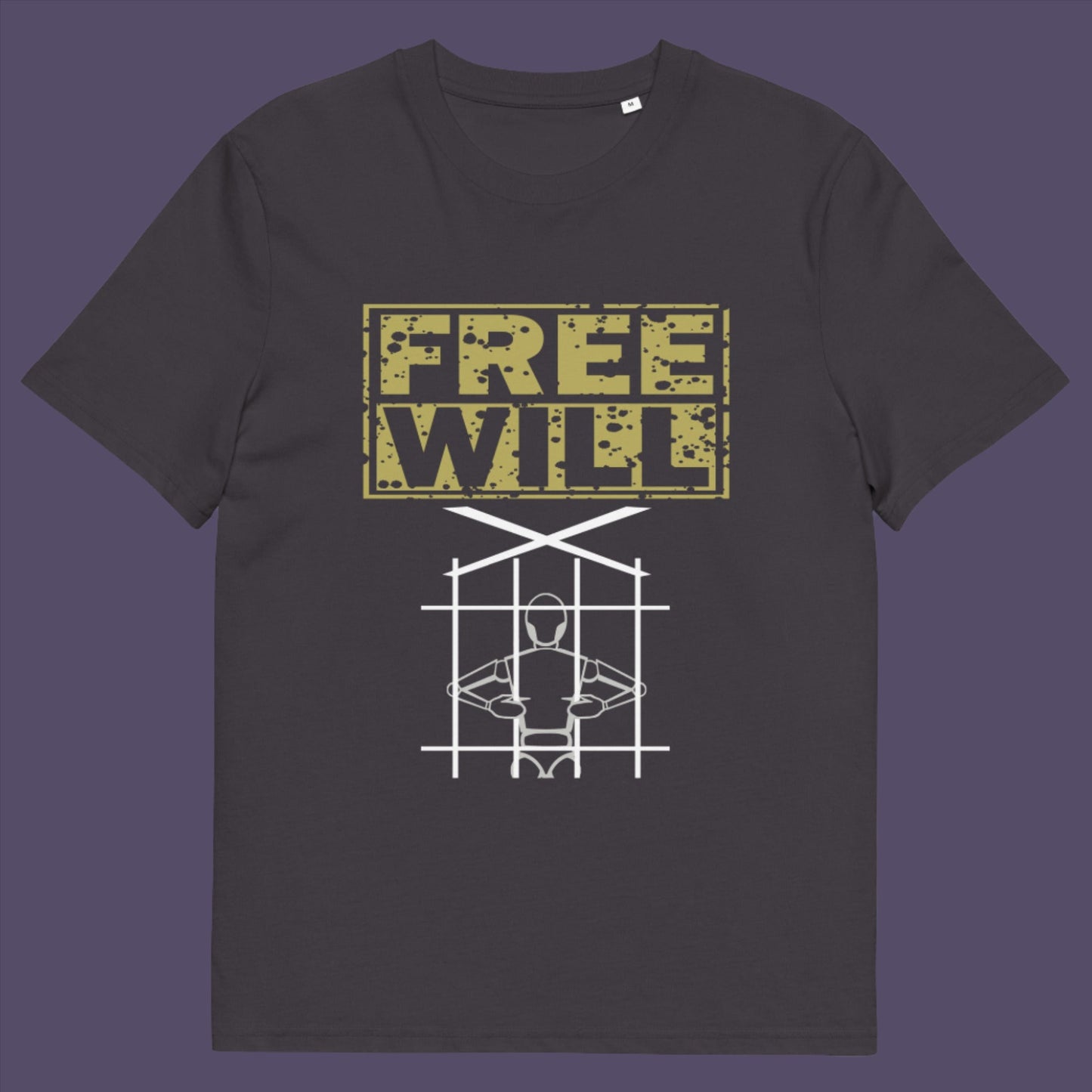 If you are feeling overwhelmed by influence , join the free will movement. Made from 100% organic ring-spun cotton, this unisex t-shirt is a total must-have. It's high-quality, super comfy, and best of all—eco-friendly.