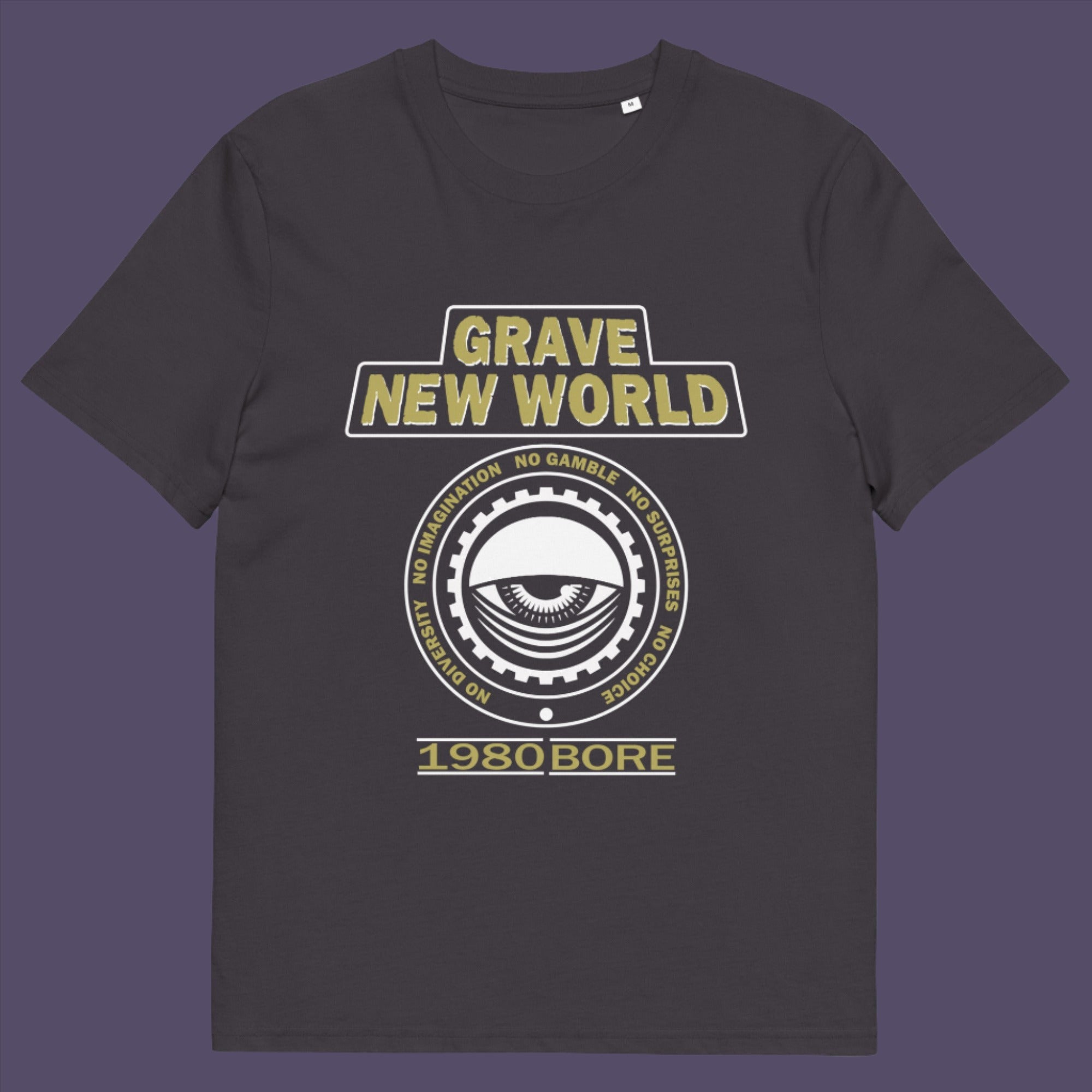 Neither George Orwell or Aldous Huxley mentioned how boring the new world would be under analytics and algorithms. Made from 100% organic ring-spun cotton, this unisex t-shirt is a total must-have. It's high-quality, super comfy, and best of all—eco-friendly.