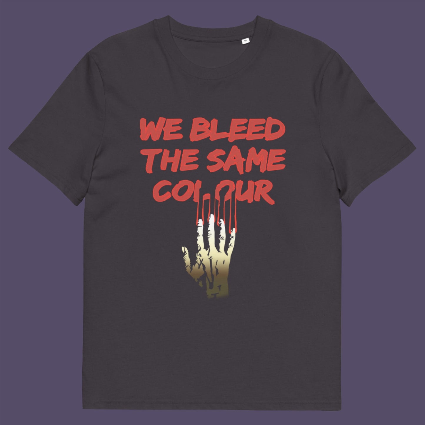 A design to highlight how shallow racism is, Made from 100% organic ring-spun cotton, this unisex t-shirt is a total must-have. It's high-quality, super comfy, and best of all—eco-friendly.