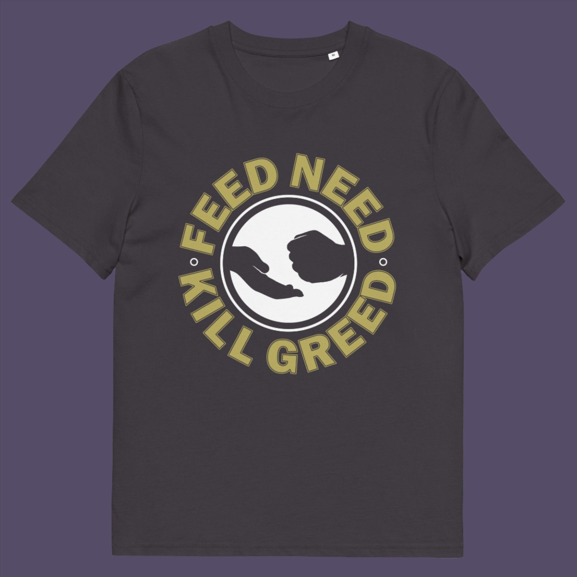 Multi purpose Demo T-shirt. At the root of most protests is the concentration of greed over need. Made from 100% organic ring-spun cotton, this unisex t-shirt is a total must-have. It's high-quality, super comfy, and best of all—eco-friendly.