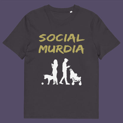 The main aim of social media is to connect people but the over use of it is killing society in the real World. Made from 100% organic ring-spun cotton, this unisex t-shirt is a total must-have. It's high-quality, super comfy, and best of all—eco-friendly.