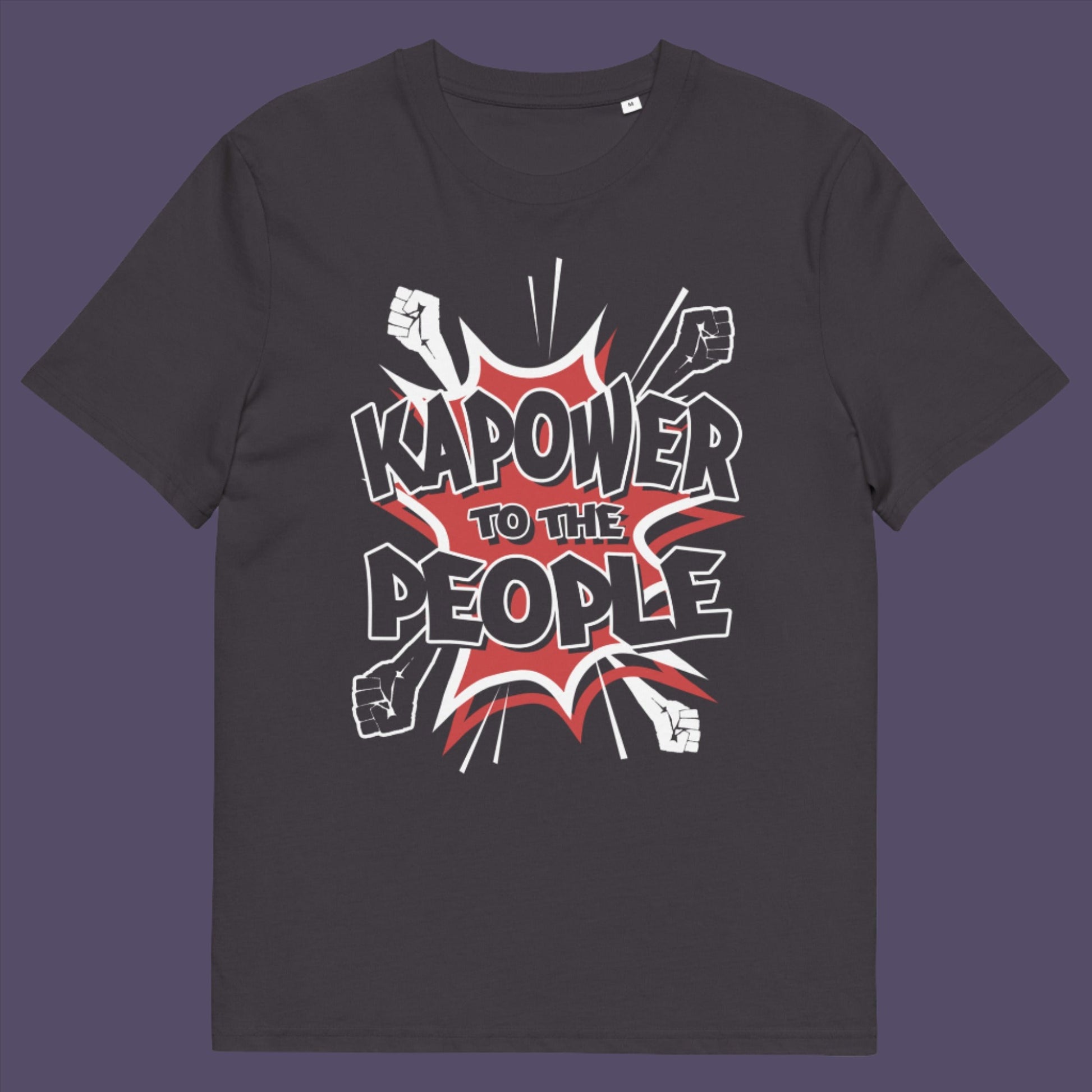 If old style classic comic books had a political message, this would be it. Made from 100% organic ring-spun cotton, this unisex t-shirt is a total must-have. It's high-quality, super comfy, and best of all—eco-friendly.