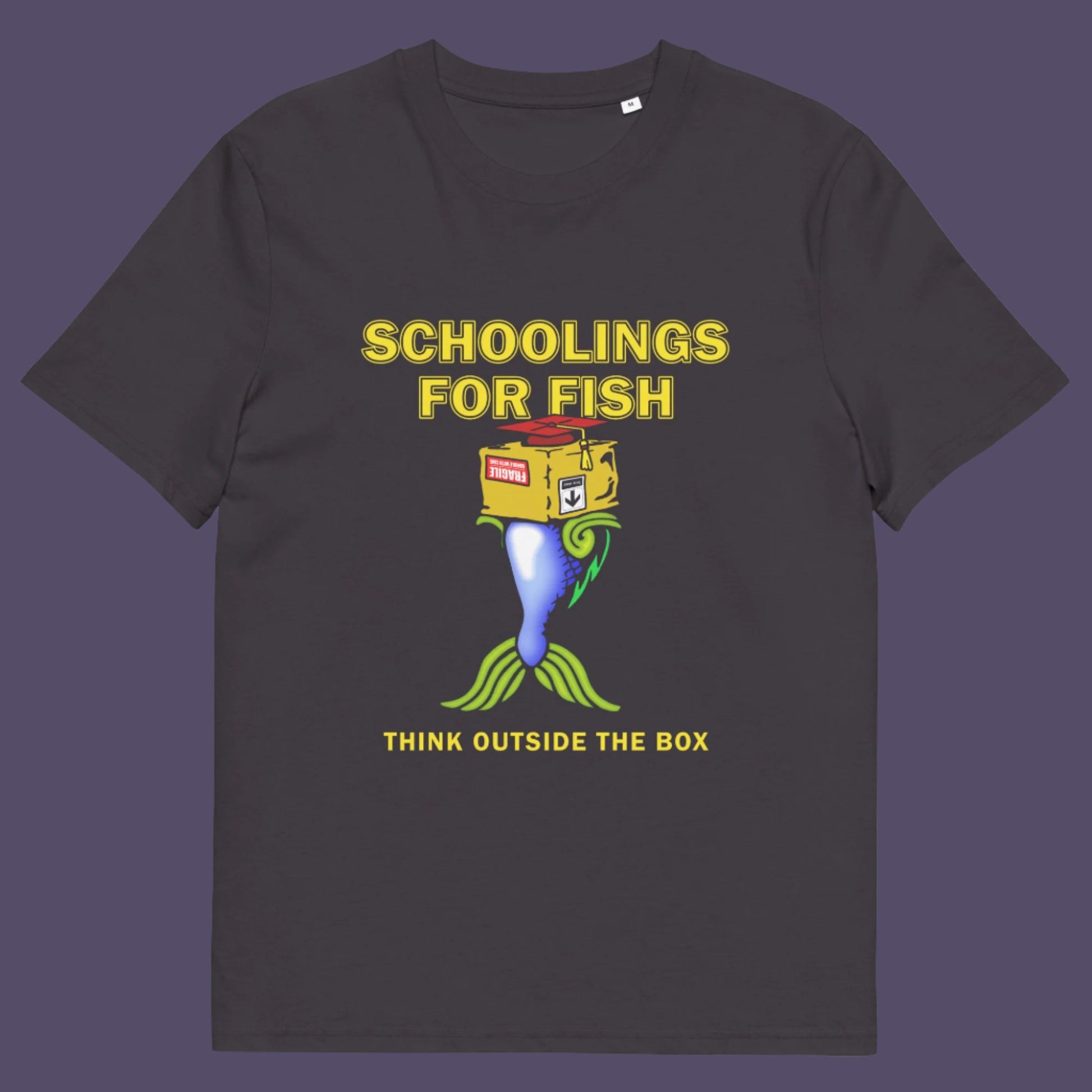 This design conveys a feeling that we are not being taught the full picture by our educational system. Made from 100% organic ring-spun cotton, this unisex t-shirt is a total must-have. It's high-quality, super comfy, and best of all—eco-friendly.