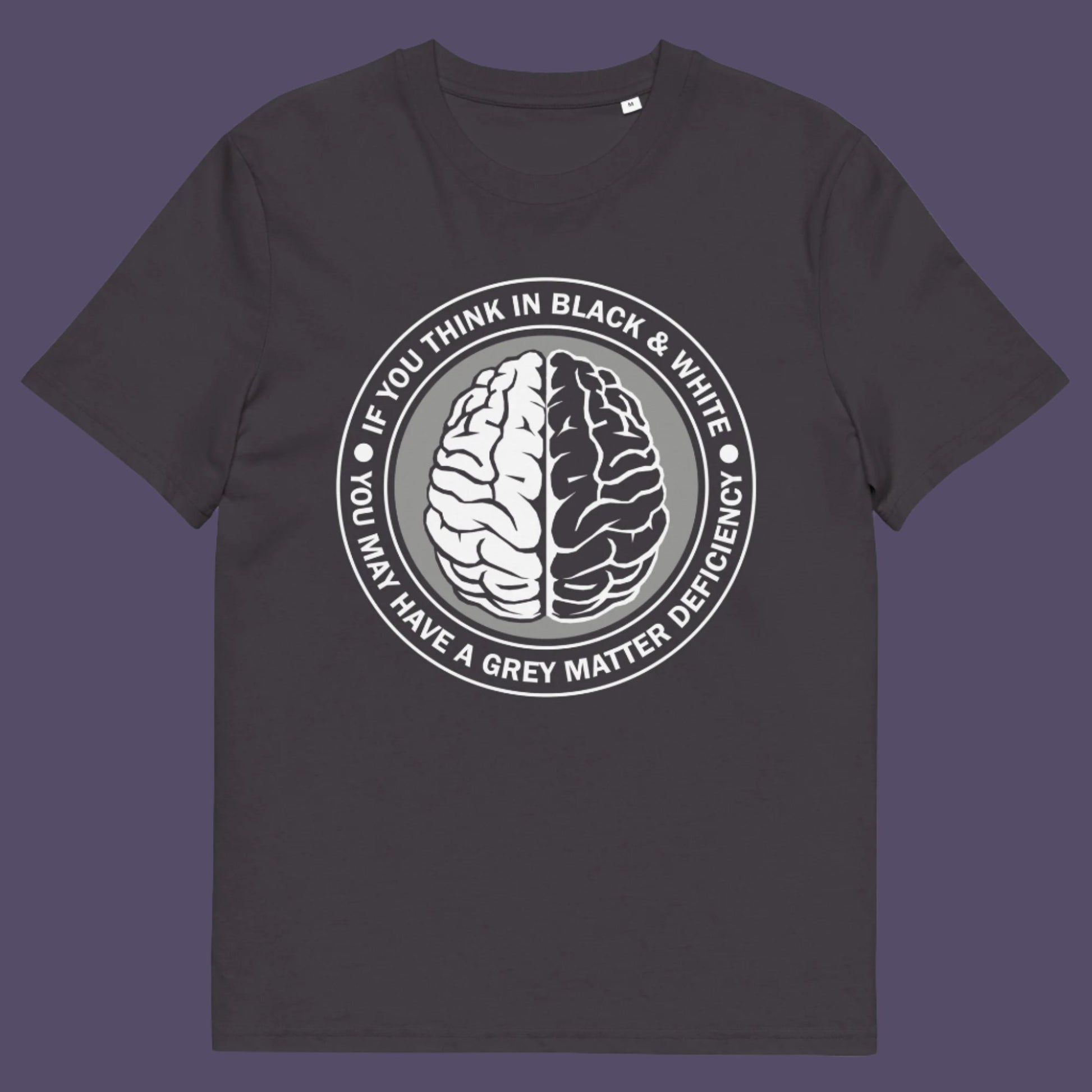 It would be so easy if life was black and white but it's the grey area where all the thinking is done. Made from 100% organic ring-spun cotton, this unisex t-shirt is a total must-have. It's high-quality, super comfy, and best of all—eco-friendly.