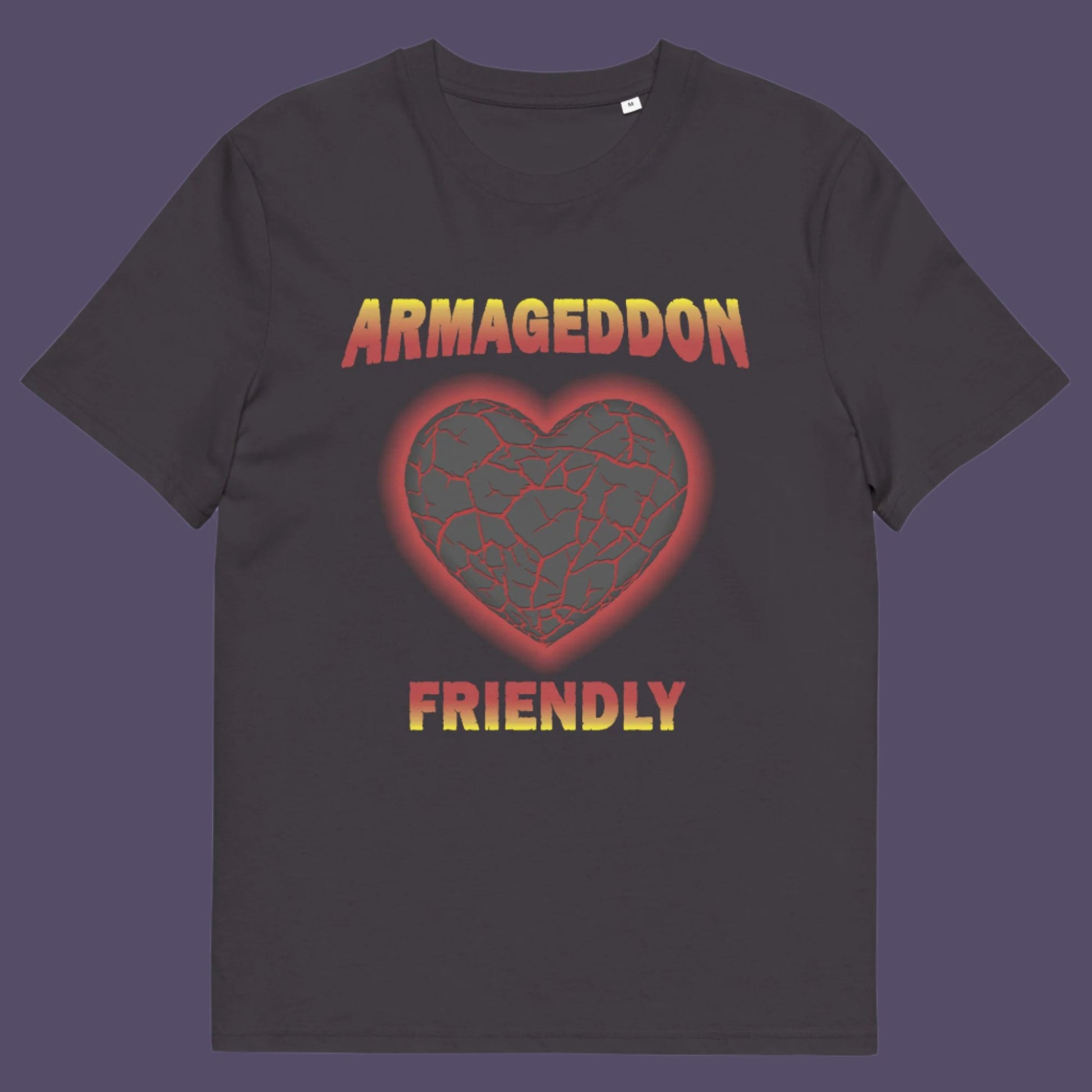 If you find yourself losing faith in humankind, and feel your heart turning to stone, get it out of your system with this design. Made from 100% organic ring-spun cotton, this unisex t-shirt is a total must-have. It's high-quality, super comfy, and best of all—eco-friendly.