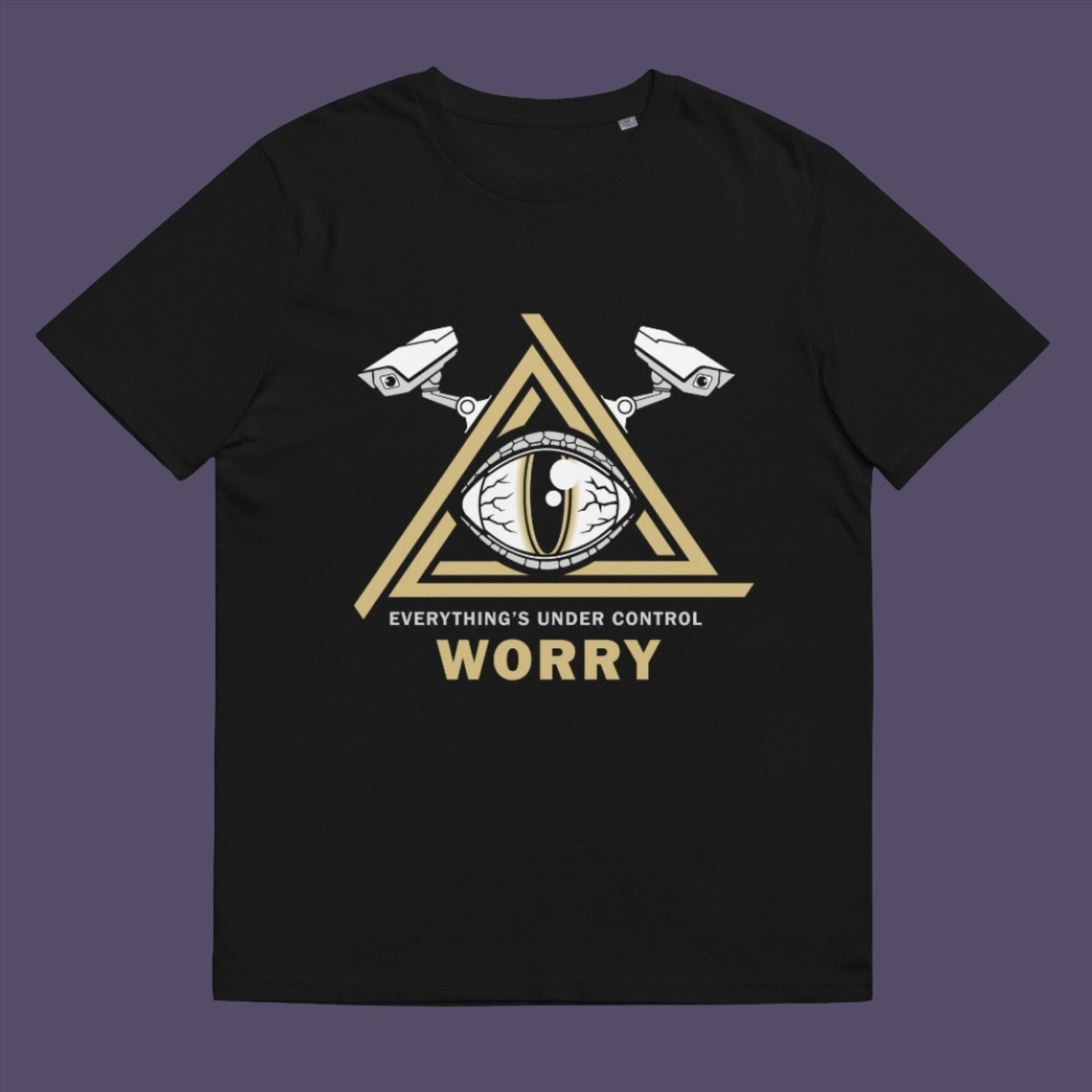 This design is a must If your imagination is colourful enough to believe we are being controlled by lizard style alien overlords. Made from 100% organic ring-spun cotton, this unisex t-shirt is a total must-have. It's high-quality, super comfy, and best of all—eco-friendly.