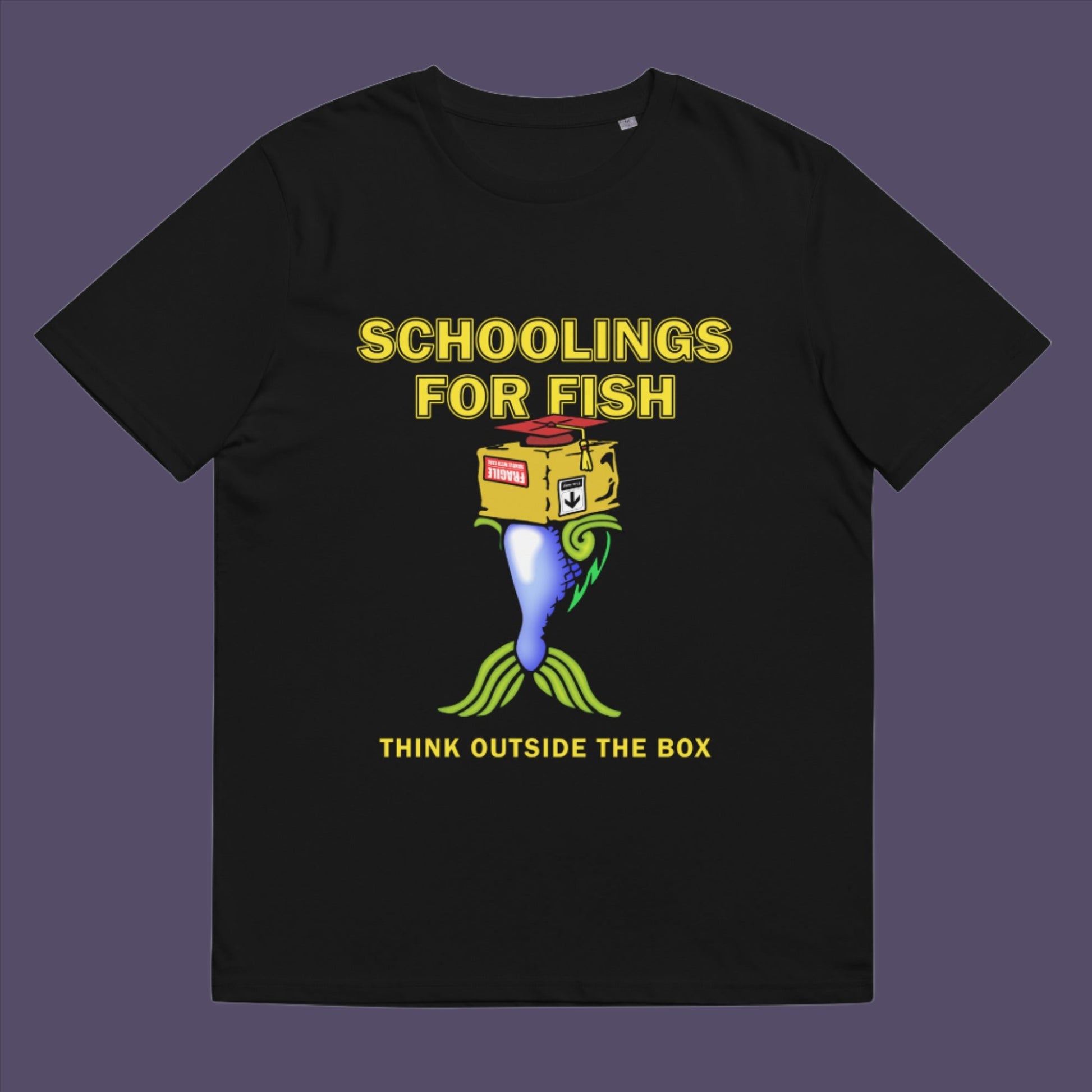 This design conveys a feeling that we are not being taught the full picture by our educational system. Made from 100% organic ring-spun cotton, this unisex t-shirt is a total must-have. It's high-quality, super comfy, and best of all—eco-friendly.