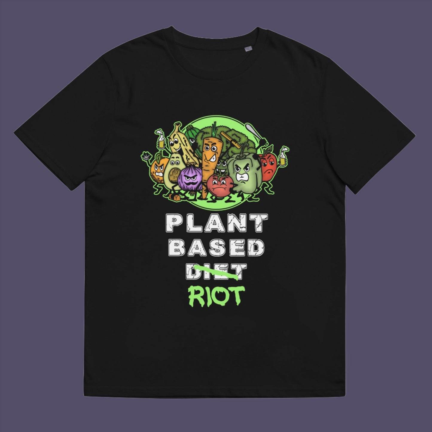 A design to highlight the speed at which people seem to be embracing a plant based diet . Welcome to the revolution ! Made from 100% organic ring-spun cotton, this unisex t-shirt is a total must-have. It's high-quality, super comfy, and best of all—eco-friendly.