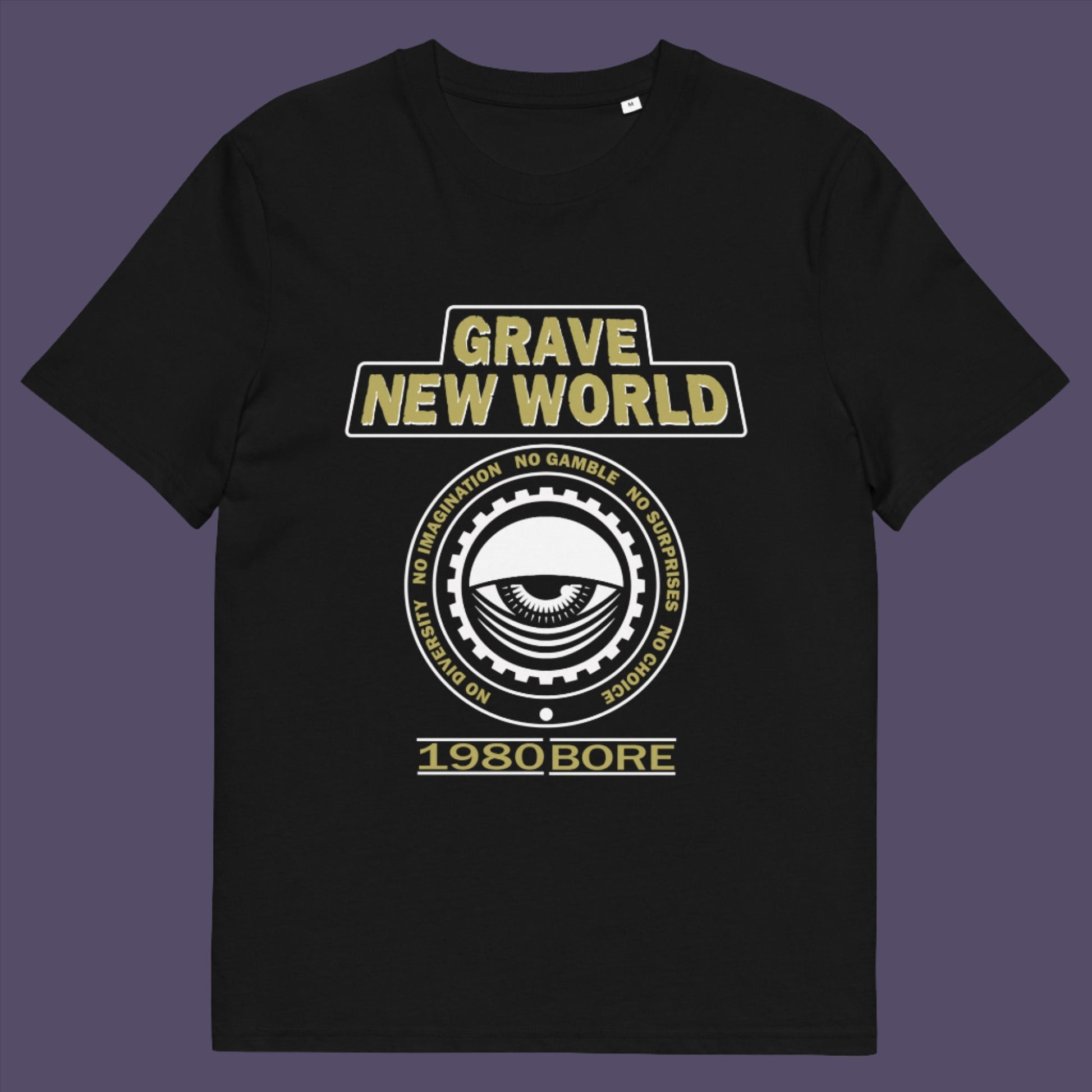 Neither George Orwell or Aldous Huxley mentioned how boring the new world would be under analytics and algorithms. Made from 100% organic ring-spun cotton, this unisex t-shirt is a total must-have. It's high-quality, super comfy, and best of all—eco-friendly.