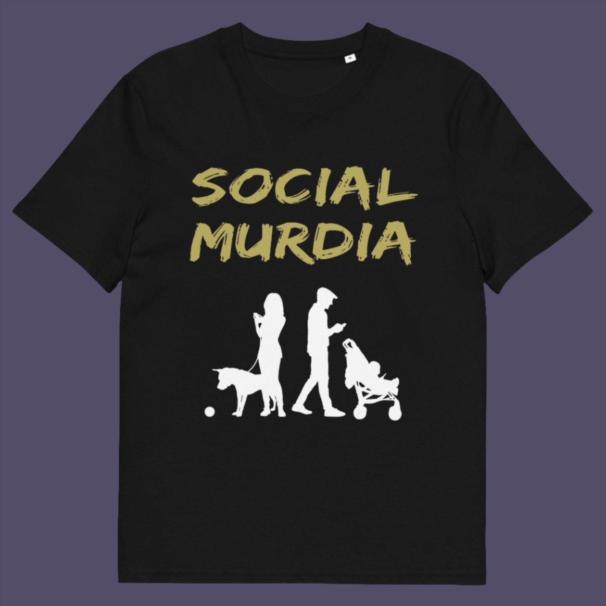 The main aim of social media is to connect people but the over use of it is killing society in the real World. Made from 100% organic ring-spun cotton, this unisex t-shirt is a total must-have. It's high-quality, super comfy, and best of all—eco-friendly.