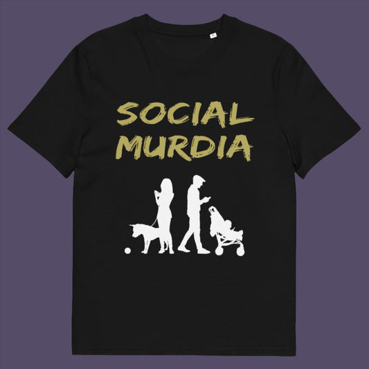 The main aim of social media is to connect people but the over use of it is killing society in the real World. Made from 100% organic ring-spun cotton, this unisex t-shirt is a total must-have. It's high-quality, super comfy, and best of all—eco-friendly.