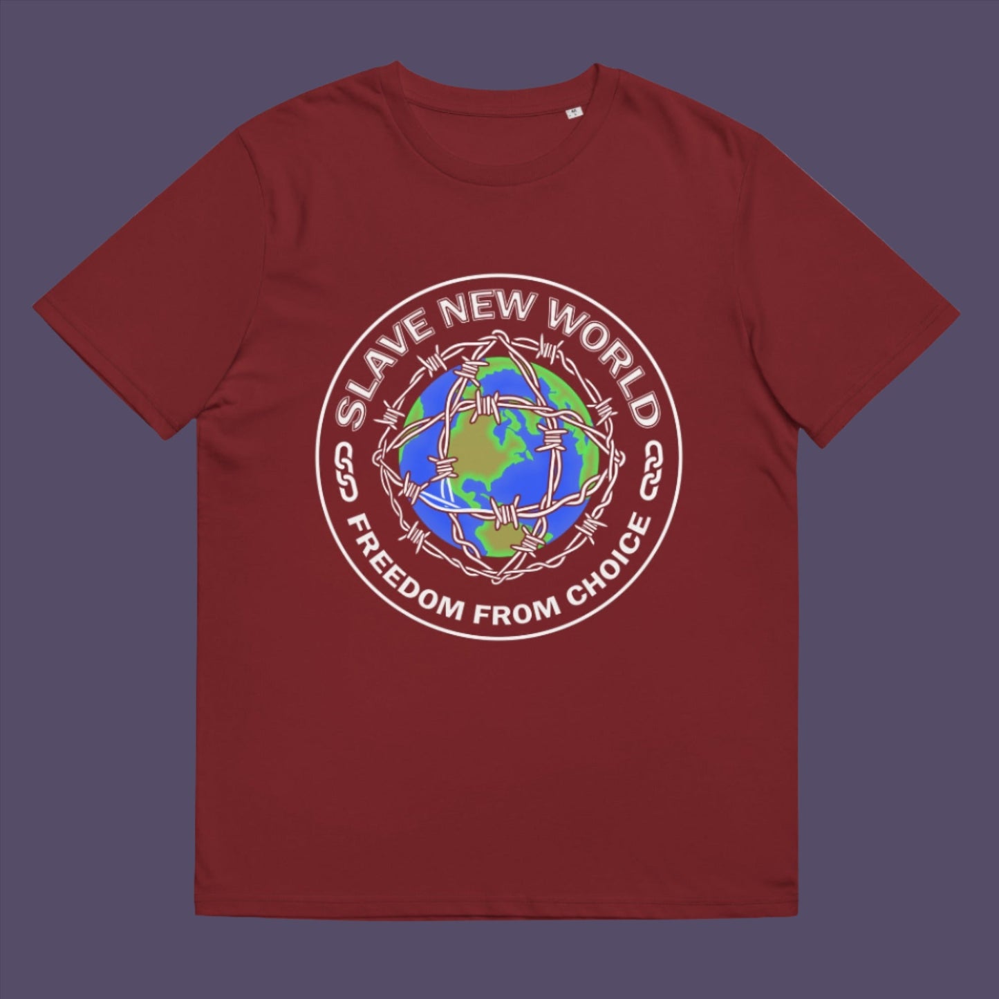 If you believe there is a little too much control and order in the World, show your disapproval with this design based on the Aldous Huxley's novel. Made from 100% organic ring-spun cotton, this unisex t-shirt is a total must-have. It's high-quality, super comfy, and best of all—eco-friendly.