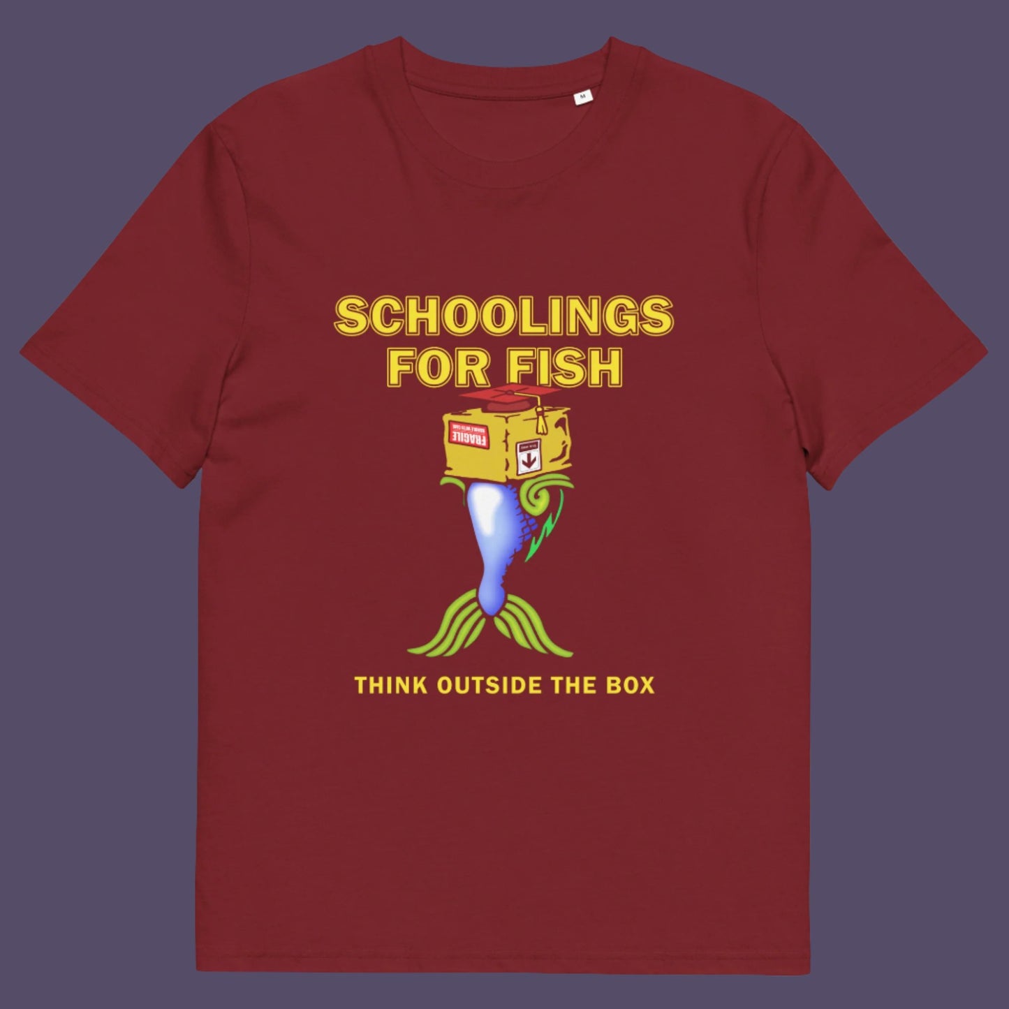 This design conveys a feeling that we are not being taught the full picture by our educational system. Made from 100% organic ring-spun cotton, this unisex t-shirt is a total must-have. It's high-quality, super comfy, and best of all—eco-friendly.