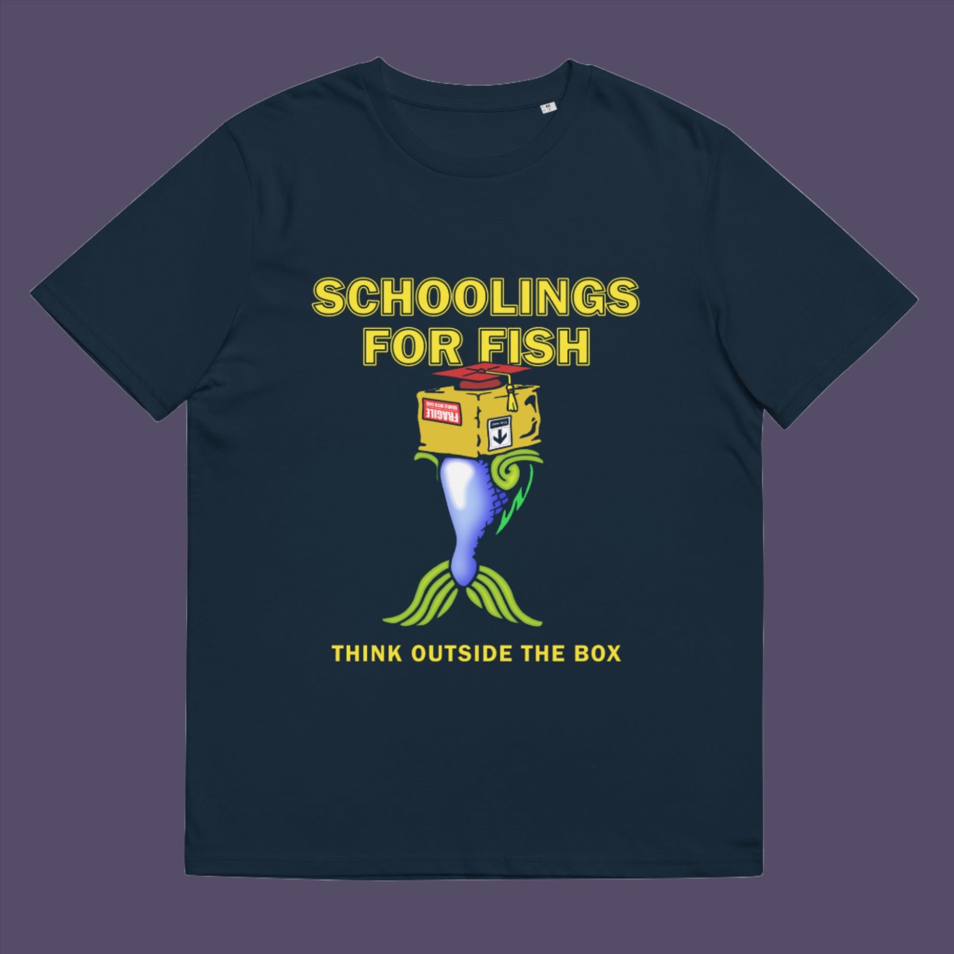 This design conveys a feeling that we are not being taught the full picture by our educational system. Made from 100% organic ring-spun cotton, this unisex t-shirt is a total must-have. It's high-quality, super comfy, and best of all—eco-friendly.